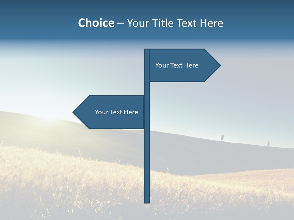 Blue Meal Season PowerPoint Template