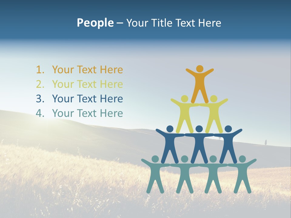 Blue Meal Season PowerPoint Template