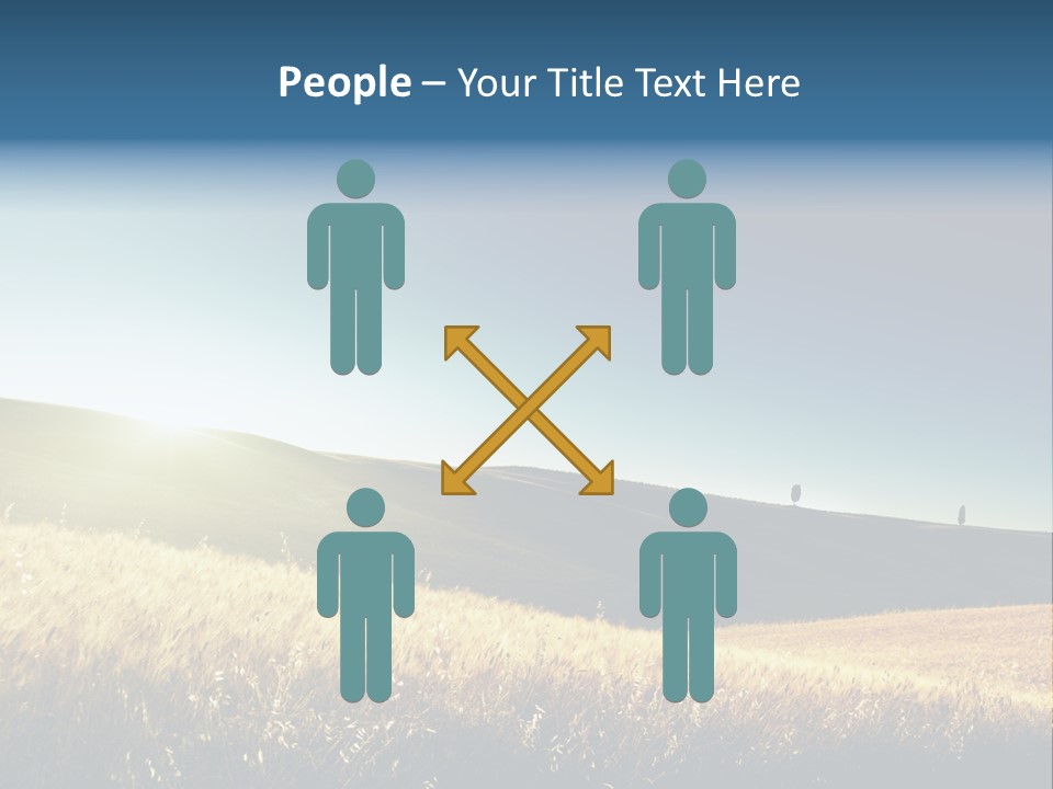 Blue Meal Season PowerPoint Template