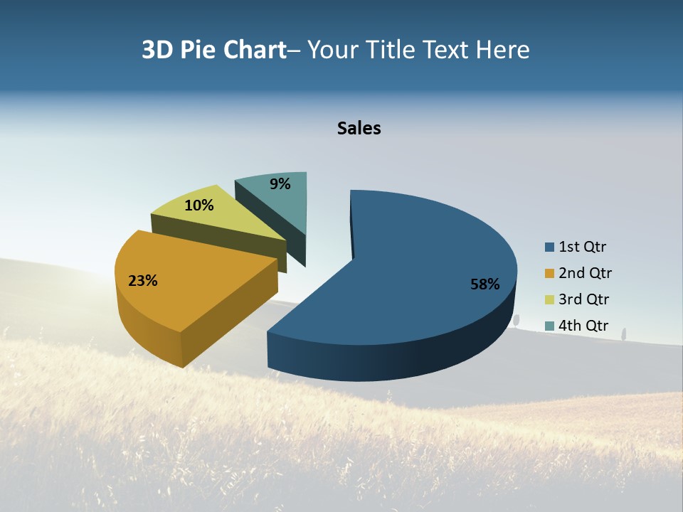 Blue Meal Season PowerPoint Template