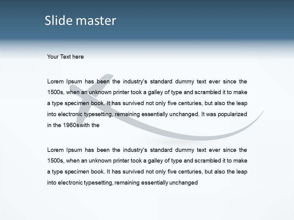 Symbol Commercial Conceptual PowerPoint Template