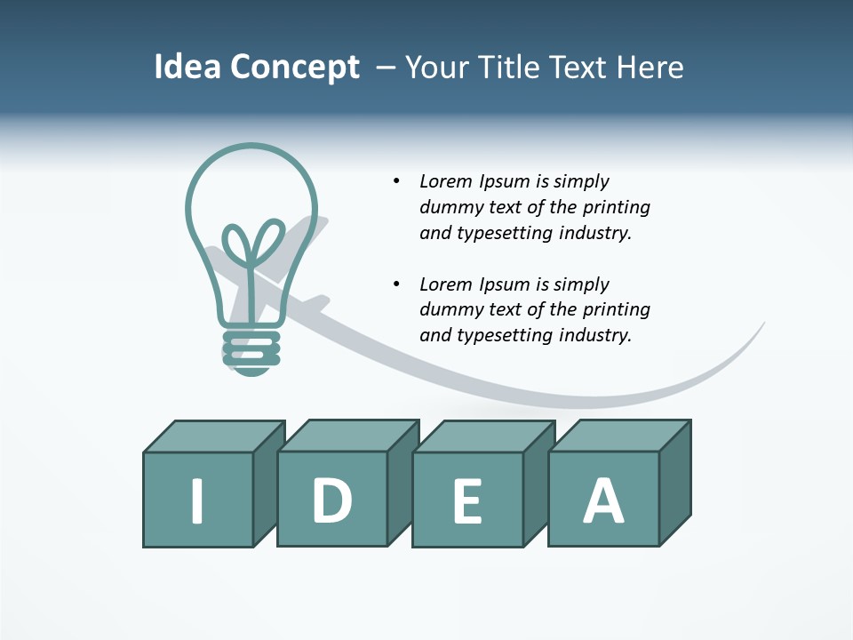 Symbol Commercial Conceptual PowerPoint Template
