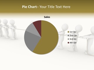 Tie Sales Pulling PowerPoint Template