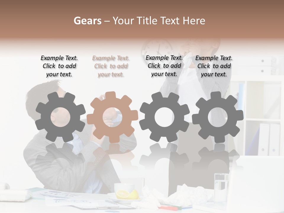 Symptom Rhinitis Health PowerPoint Template