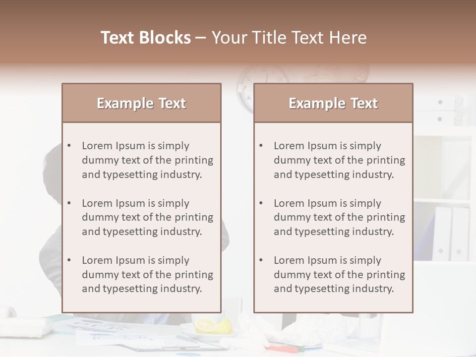 Symptom Rhinitis Health PowerPoint Template