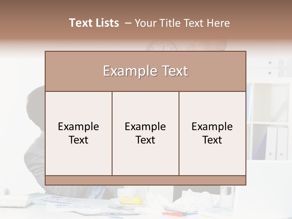Symptom Rhinitis Health PowerPoint Template