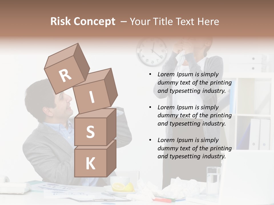 Symptom Rhinitis Health PowerPoint Template