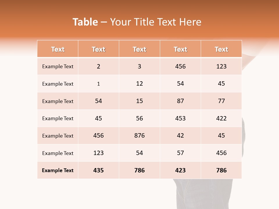 Background Loss Care PowerPoint Template