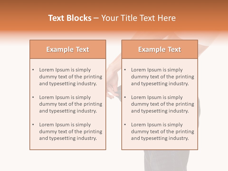 Background Loss Care PowerPoint Template