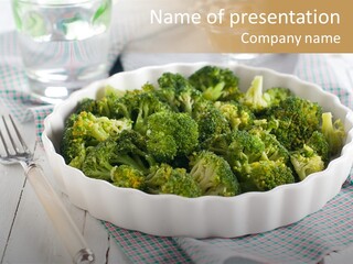 Mustard Vegetable Healthy PowerPoint Template