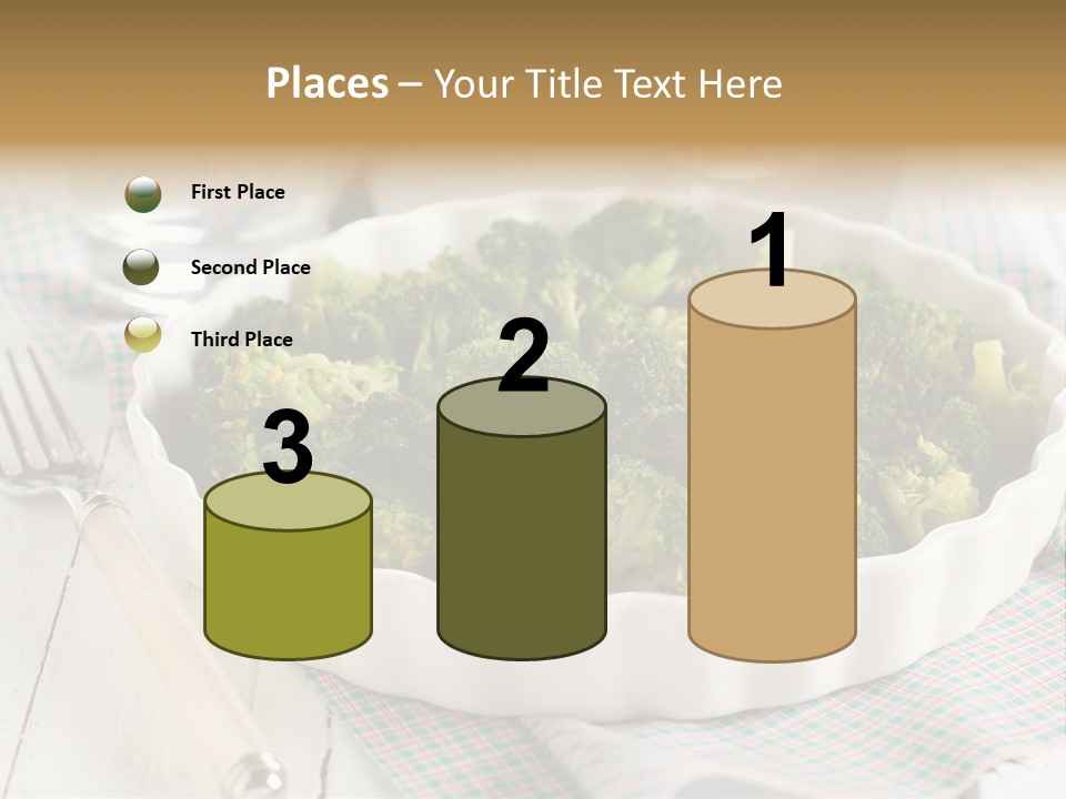 Mustard Vegetable Healthy PowerPoint Template