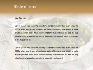 Mustard Vegetable Healthy PowerPoint Template