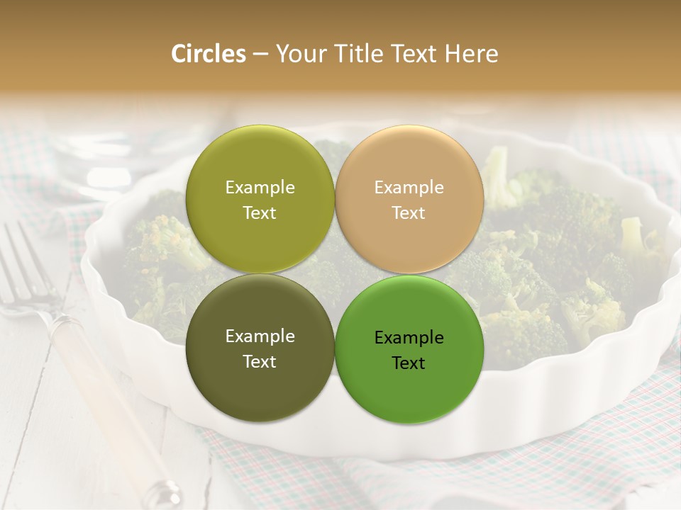 Mustard Vegetable Healthy PowerPoint Template