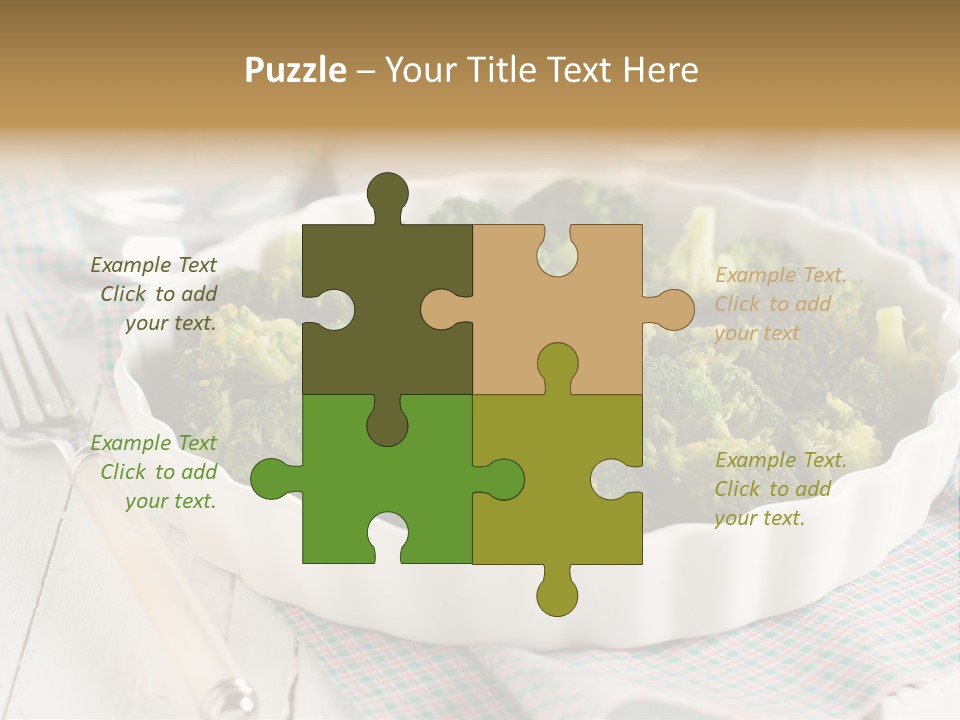 Mustard Vegetable Healthy PowerPoint Template