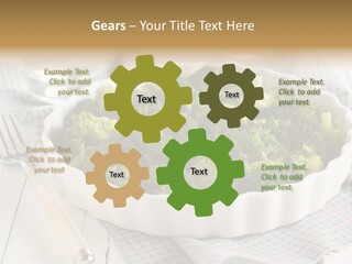 Mustard Vegetable Healthy PowerPoint Template