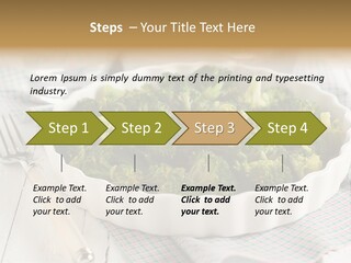 Mustard Vegetable Healthy PowerPoint Template