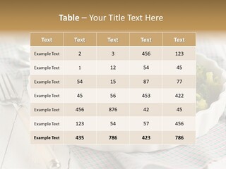 Mustard Vegetable Healthy PowerPoint Template