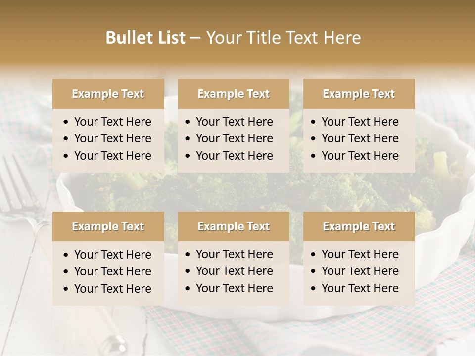 Mustard Vegetable Healthy PowerPoint Template