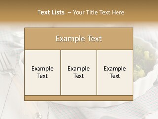 Mustard Vegetable Healthy PowerPoint Template