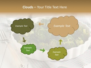 Mustard Vegetable Healthy PowerPoint Template