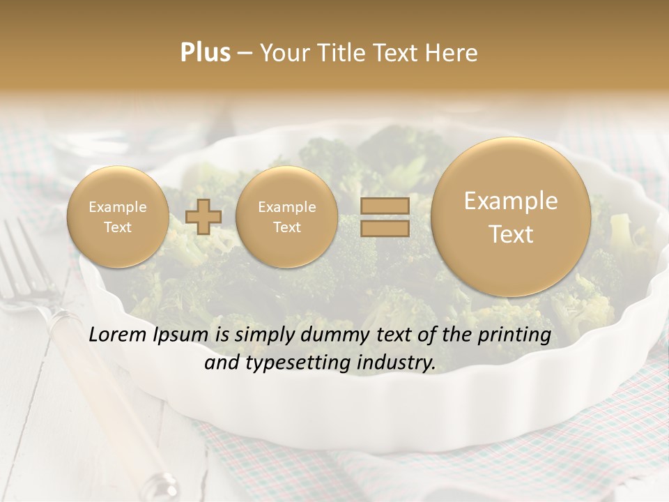 Mustard Vegetable Healthy PowerPoint Template