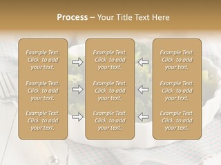 Mustard Vegetable Healthy PowerPoint Template