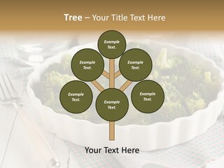 Mustard Vegetable Healthy PowerPoint Template