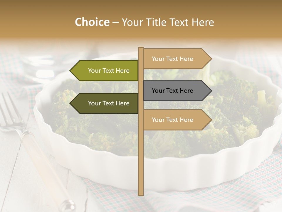 Mustard Vegetable Healthy PowerPoint Template