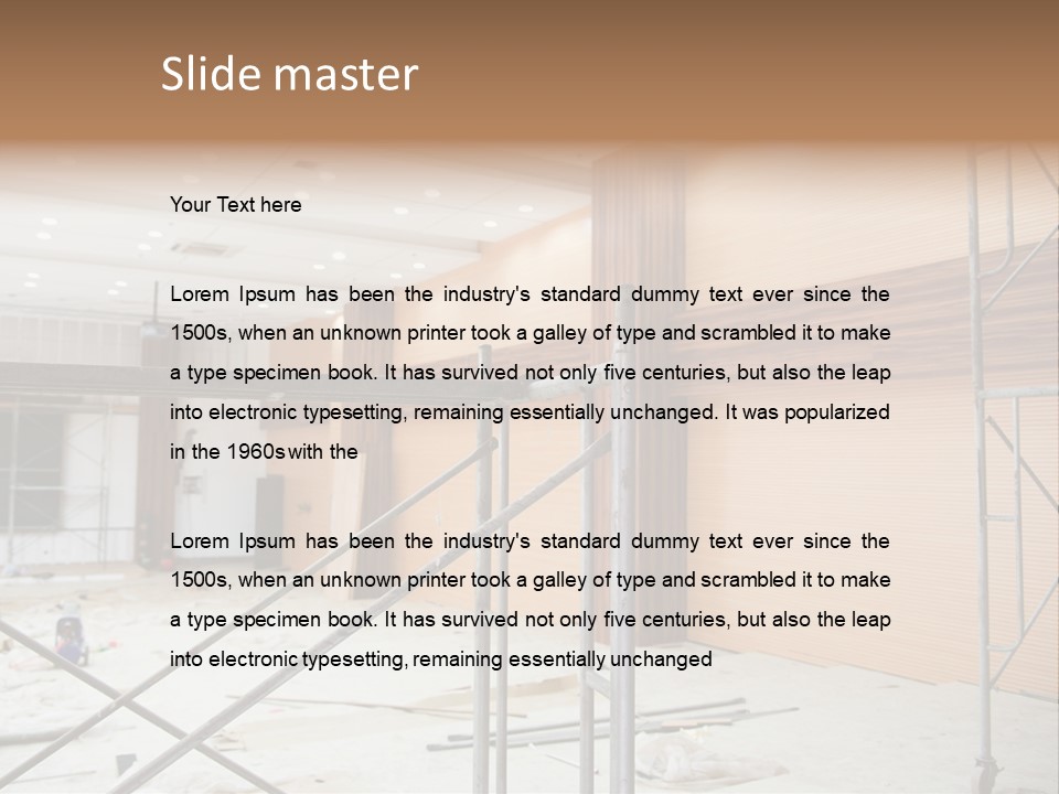 Architecture Estate Reinforced PowerPoint Template