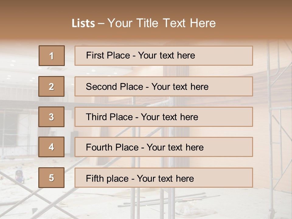 Architecture Estate Reinforced PowerPoint Template