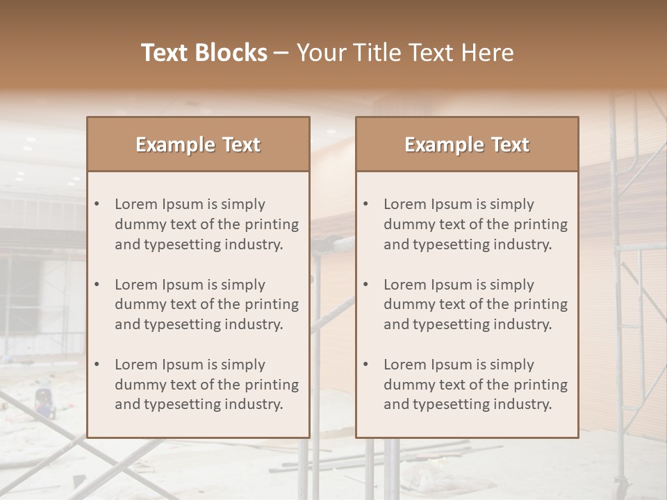 Architecture Estate Reinforced PowerPoint Template
