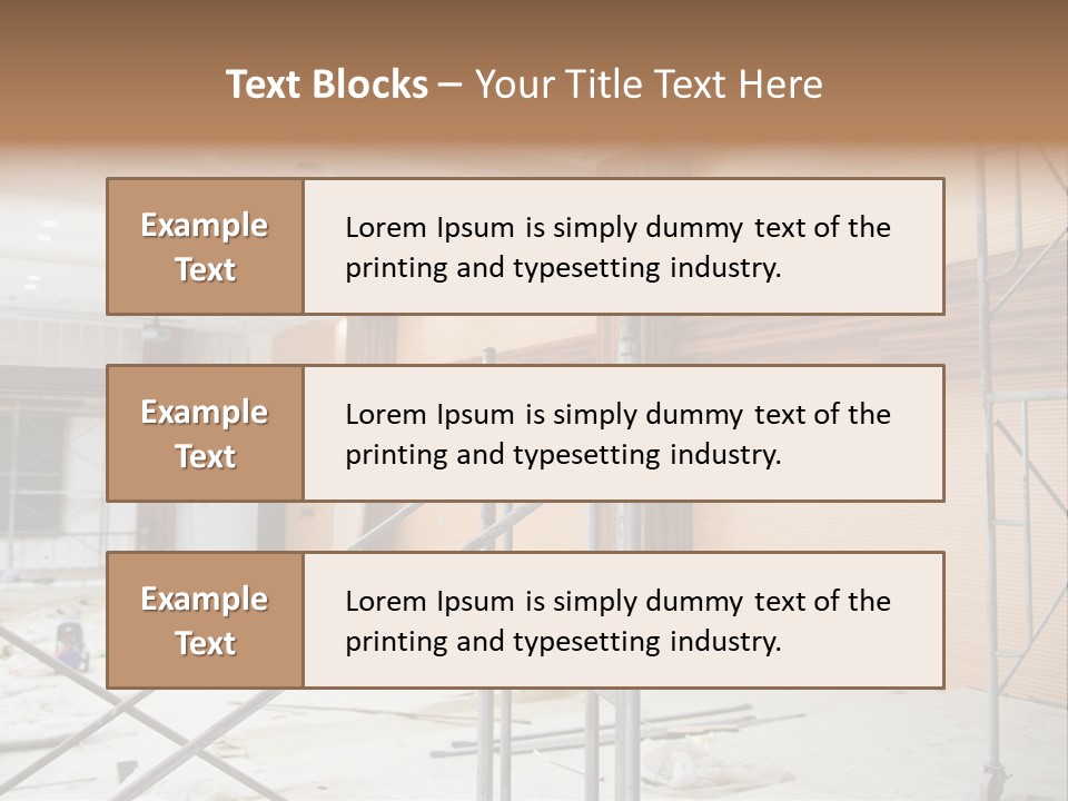 Architecture Estate Reinforced PowerPoint Template