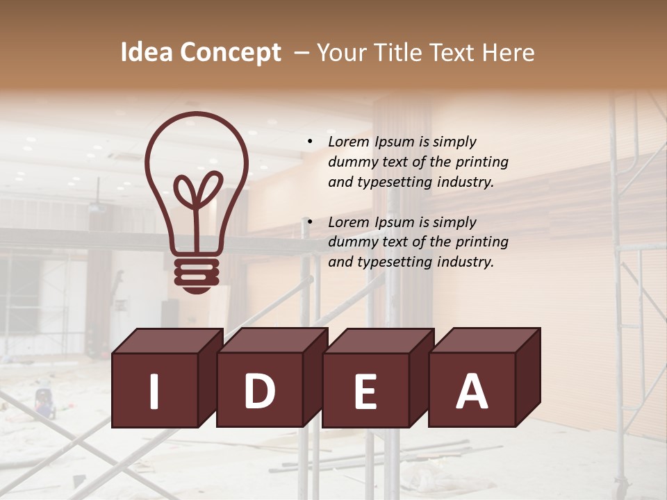 Architecture Estate Reinforced PowerPoint Template