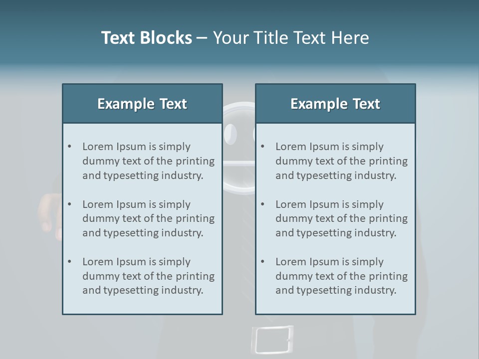 Option Sign Check PowerPoint Template