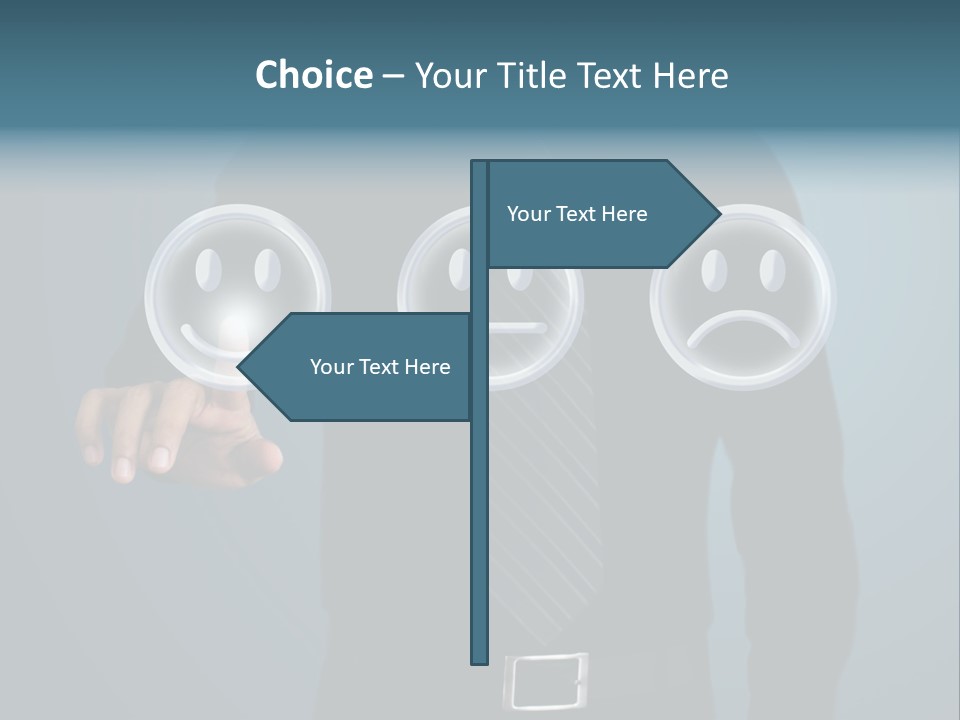 Option Sign Check PowerPoint Template