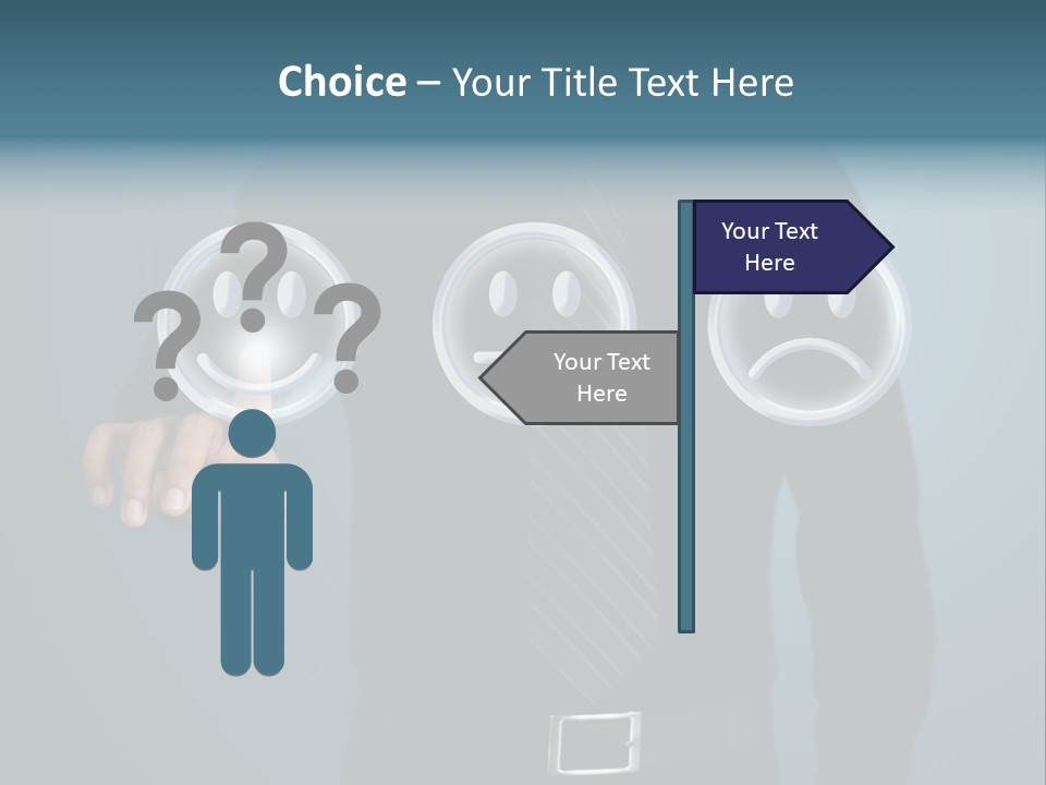 Option Sign Check PowerPoint Template