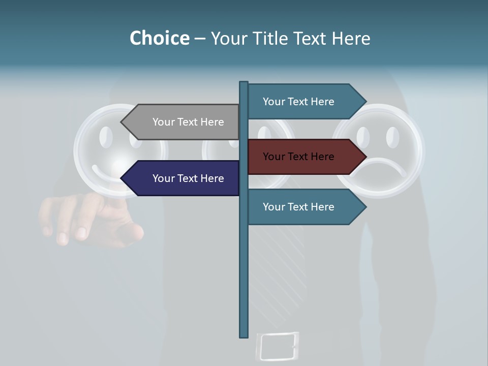 Option Sign Check PowerPoint Template