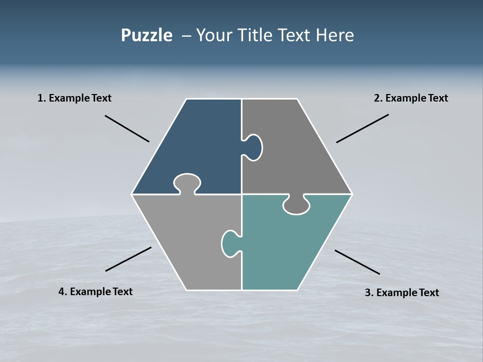 A Tornado Is Coming Out Of The Ocean PowerPoint Template