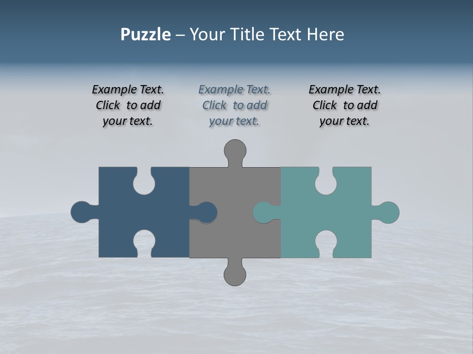 A Tornado Is Coming Out Of The Ocean PowerPoint Template