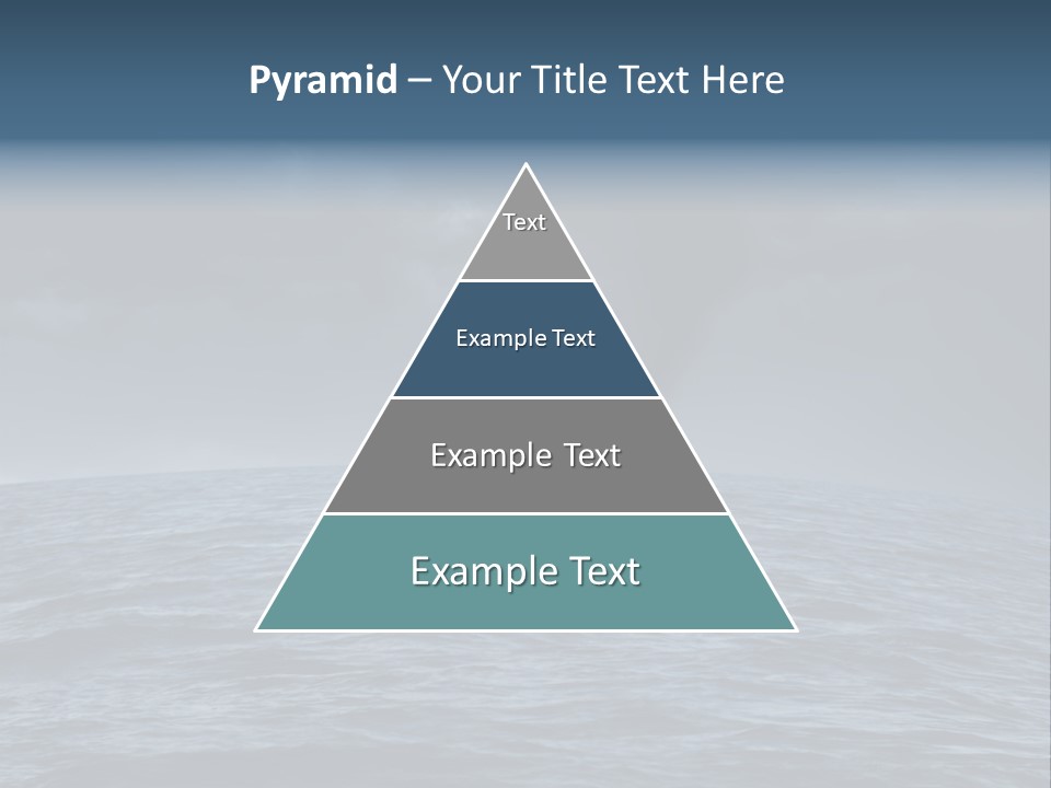 A Tornado Is Coming Out Of The Ocean PowerPoint Template