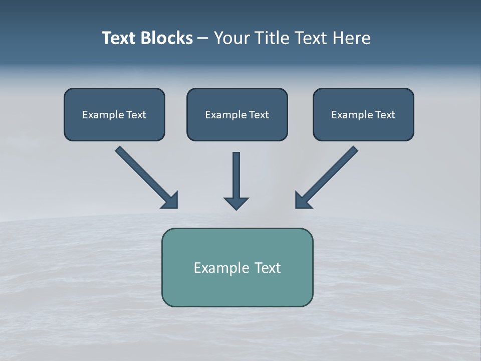 A Tornado Is Coming Out Of The Ocean PowerPoint Template