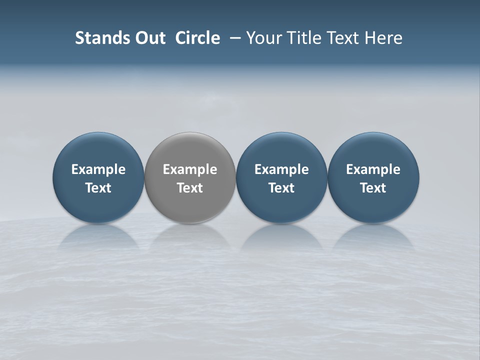 A Tornado Is Coming Out Of The Ocean PowerPoint Template