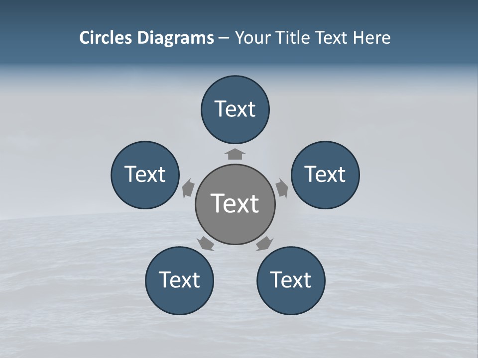 A Tornado Is Coming Out Of The Ocean PowerPoint Template