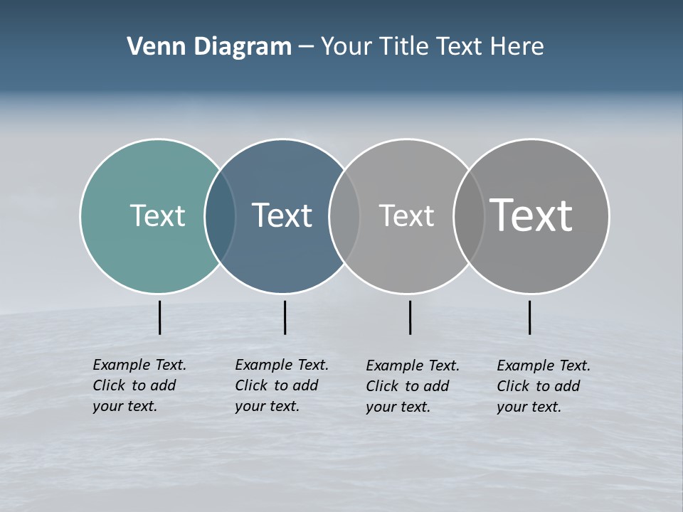 A Tornado Is Coming Out Of The Ocean PowerPoint Template