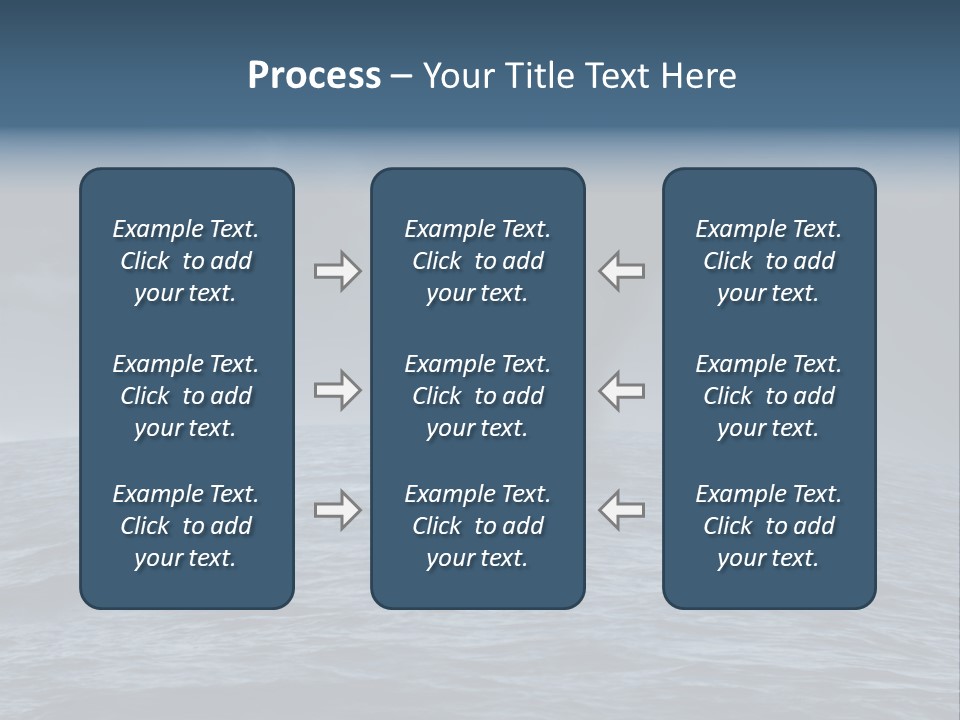 A Tornado Is Coming Out Of The Ocean PowerPoint Template