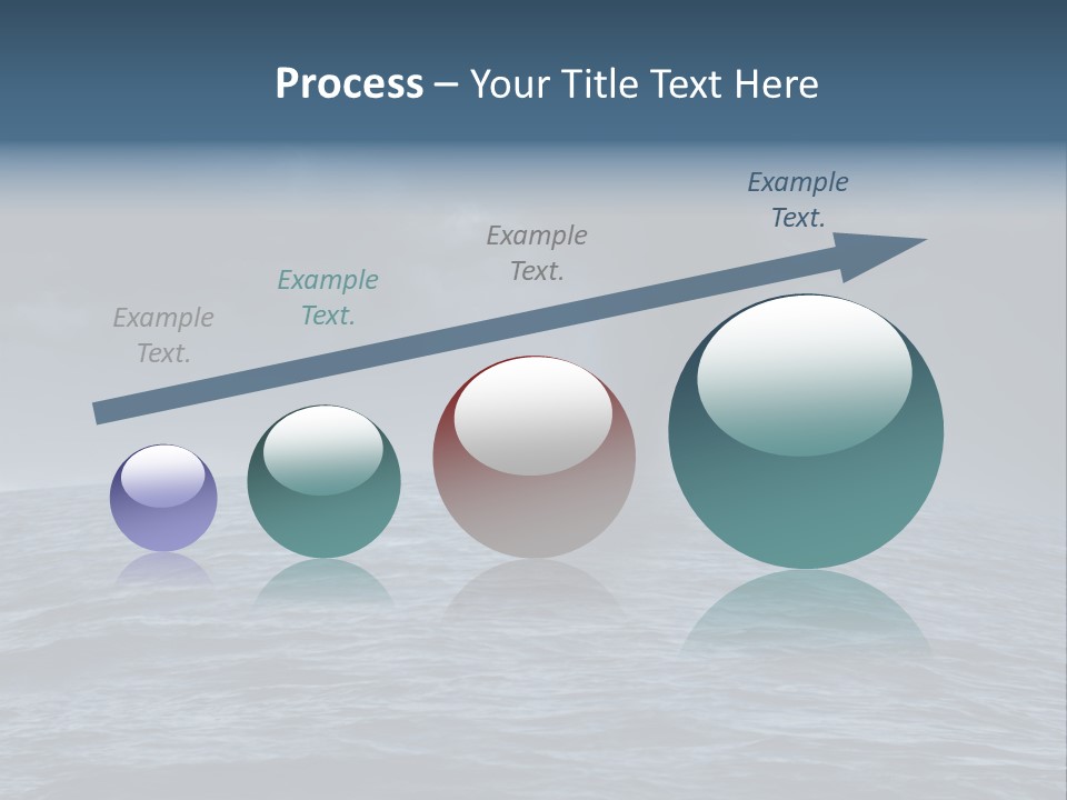 A Tornado Is Coming Out Of The Ocean PowerPoint Template