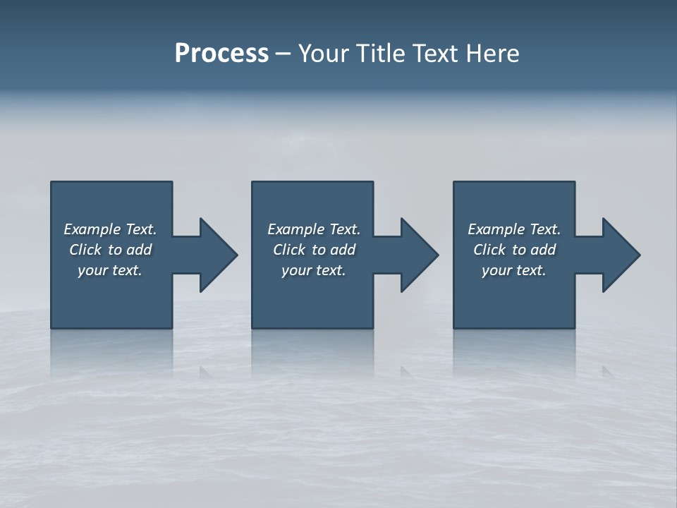 A Tornado Is Coming Out Of The Ocean PowerPoint Template