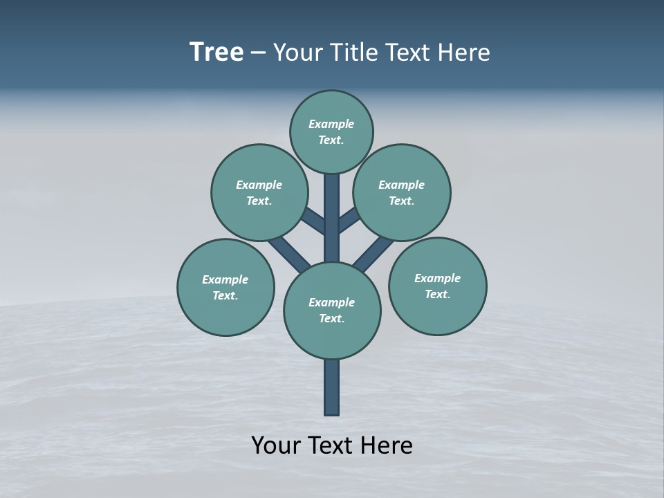 A Tornado Is Coming Out Of The Ocean PowerPoint Template