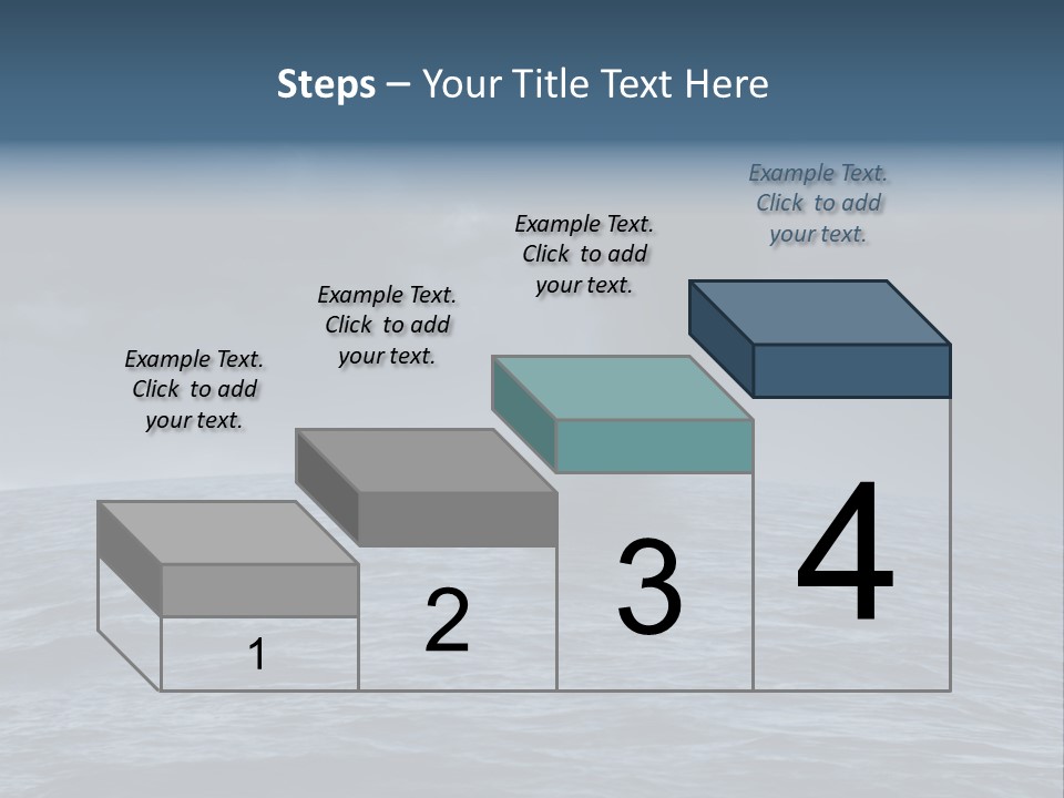 A Tornado Is Coming Out Of The Ocean PowerPoint Template