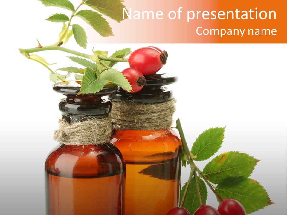 Health Herbal Treatment PowerPoint Template